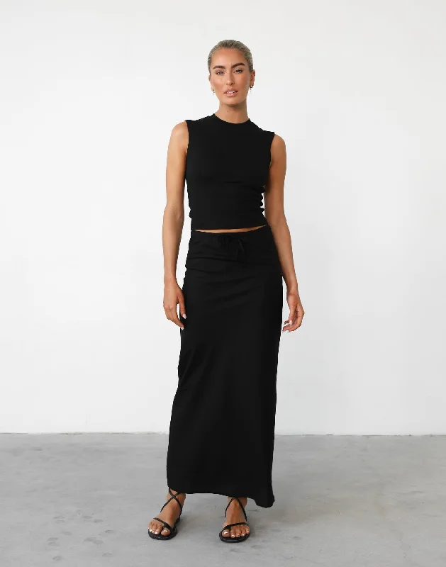 Darna Maxi Skirt (Black)