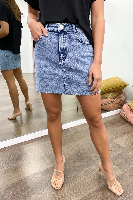 Anja Denim Skirt