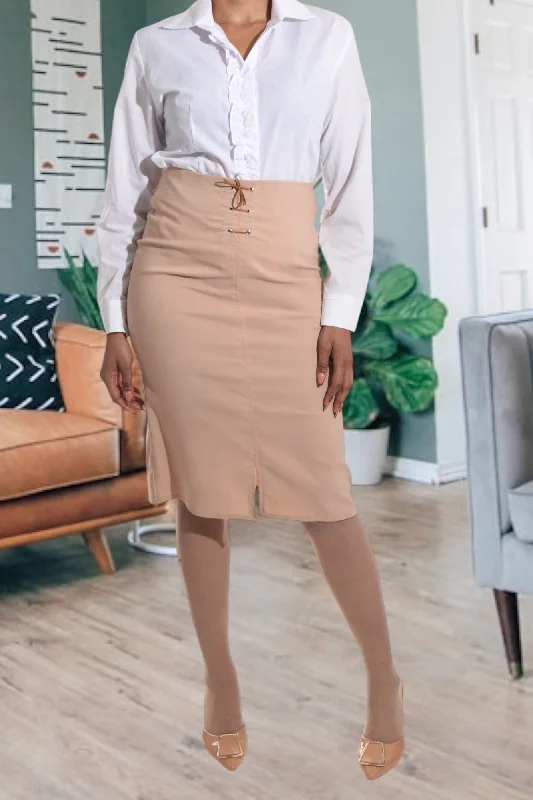 Ladies Front Tie Skirt