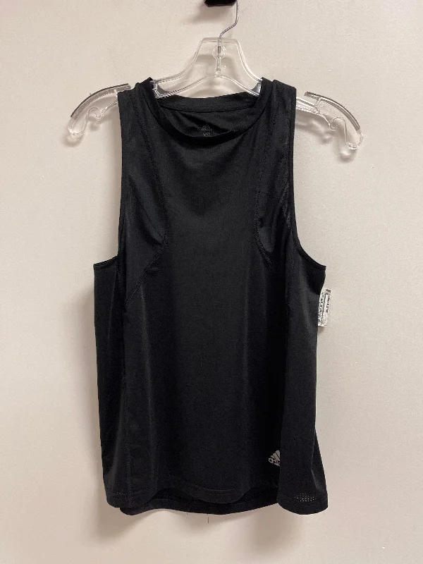 Athletic Tank Top By Adidas In Black, Size: Xs