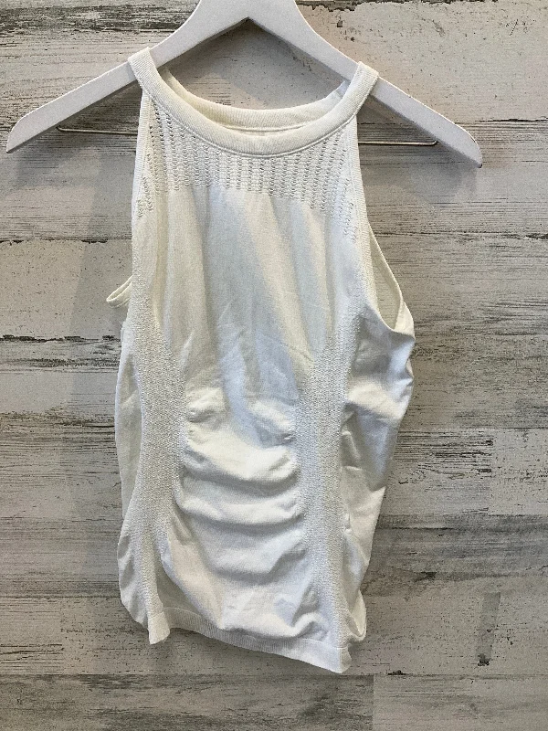 Athletic Tank Top By Athleta In White, Size: Xs