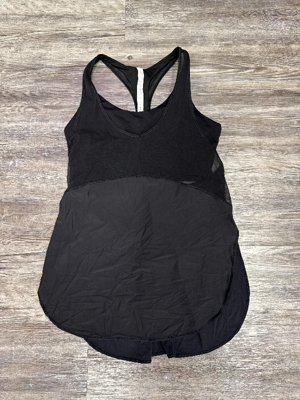 Athletic Tank Top By Lululemon In Black, Size: 10