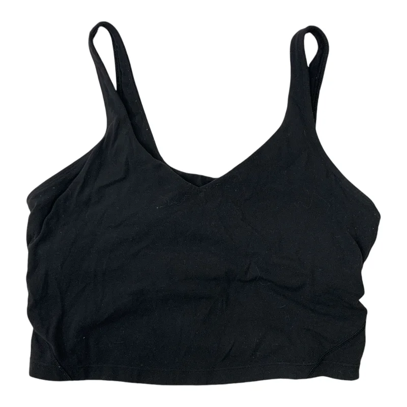 Athletic Tank Top By Lululemon In Black, Size: L