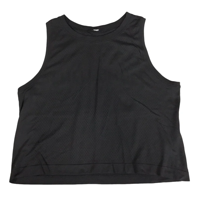 Athletic Tank Top By Lululemon In Black, Size: S