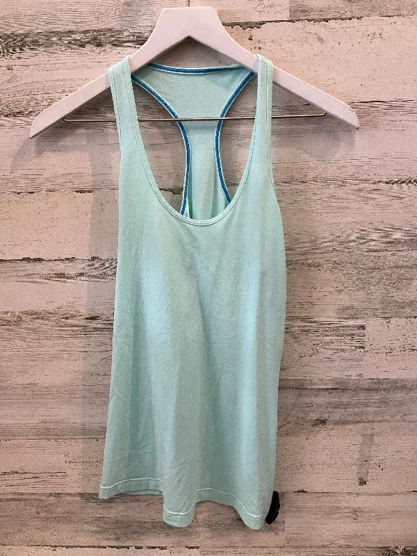 Athletic Tank Top By Lululemon In Blue, Size: 6