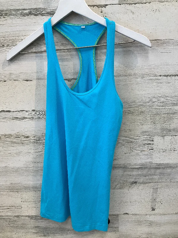 Athletic Tank Top By Lululemon In Blue, Size: 6