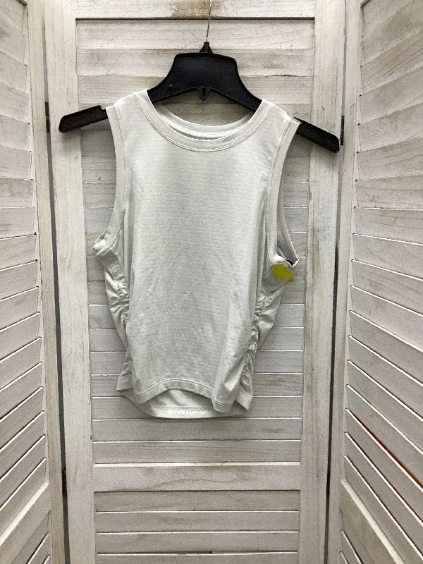 Athletic Tank Top By Lululemon In White, Size: S