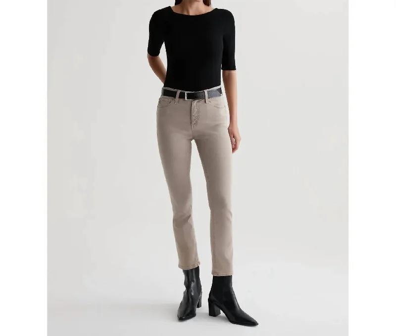 Mari Crop Jeans In Sulphur Desert Taupe