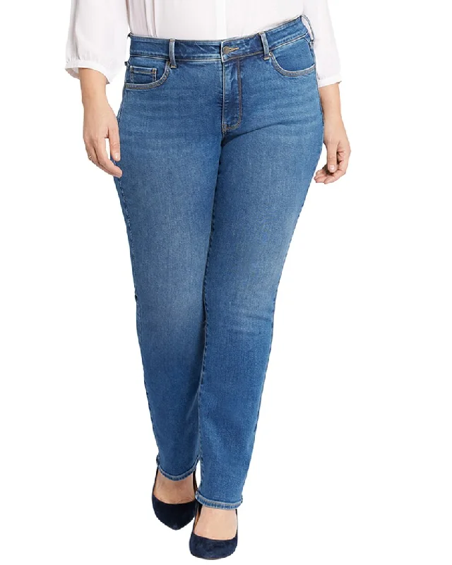 NYDJ Plus Marilyn Rockford Straight Leg Jean