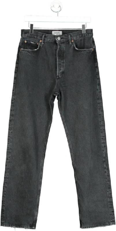 Agolde Black High-Rise Straight Jeans Size W28