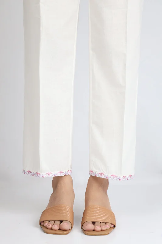 Embroidered Cambric Pants