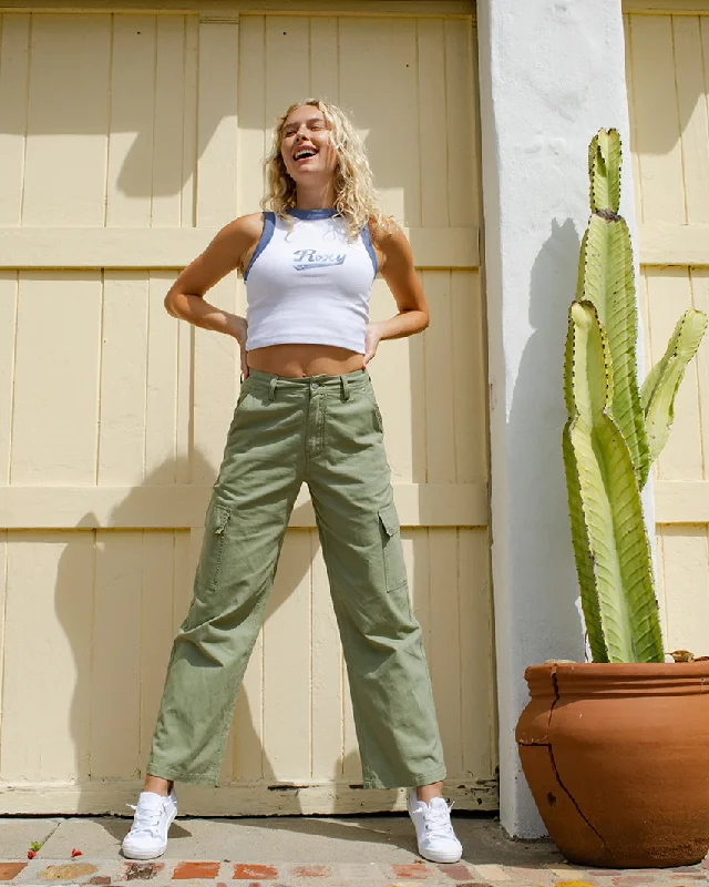 Left Again Cargo Pants - Oil Green