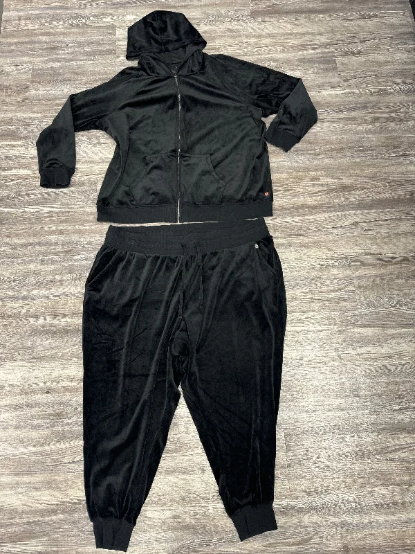 Pants Set 2pc By Livi Active In Black, Size: 28