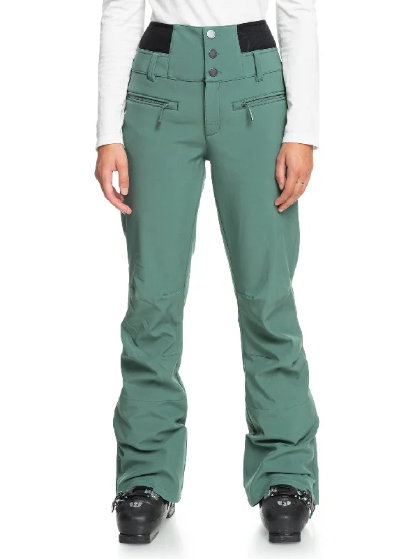 Rising High Technical Snow Pants - Dark Forest