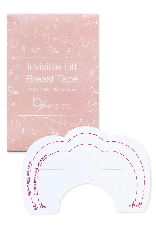 Adhesive Invisible Breast Lift Tapes - 10 Pack