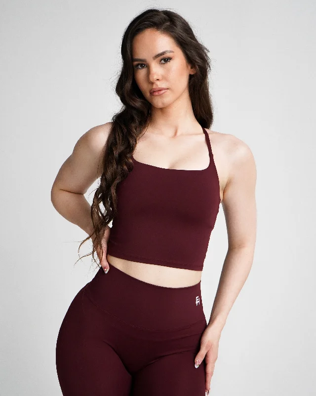 Impact Tank Top - Wine