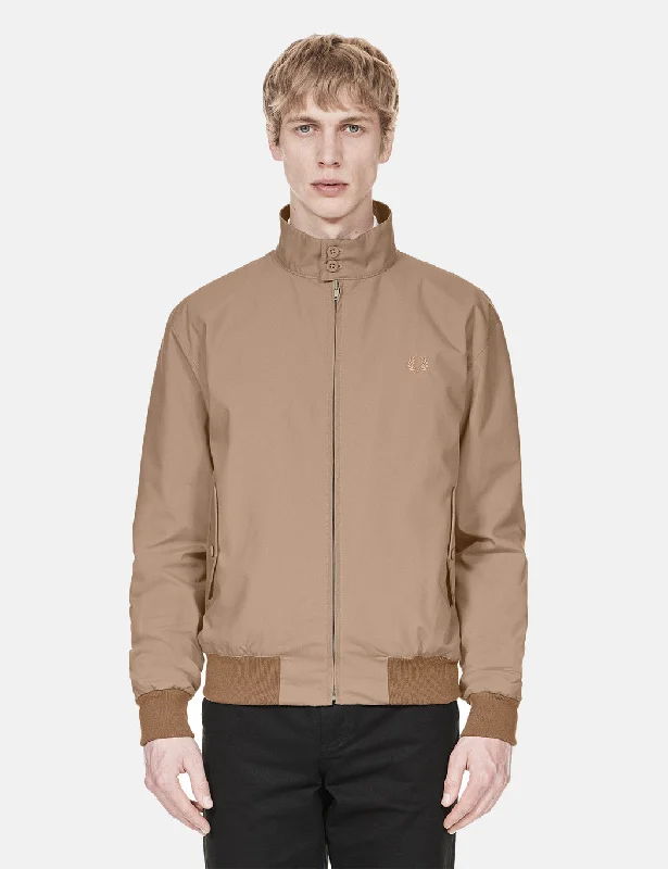 Fred Perry Re-issues Harrington Jacket (Made in UK) - Stone