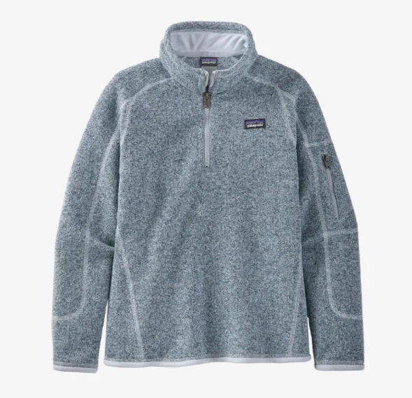 Patagonia Girls' Better Sweater® 1/4-Zip Fleece - Ice Blue