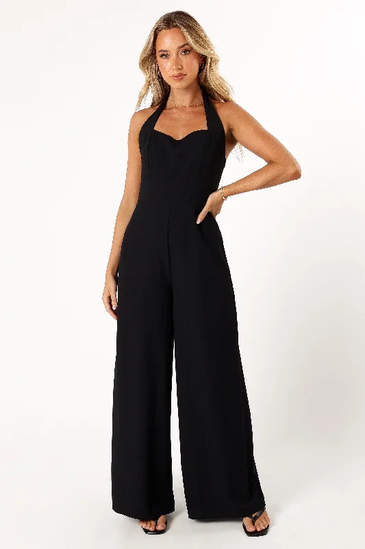 Mathias Halterneck Jumpsuit - Black