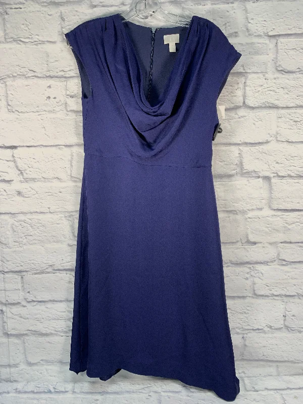 Dress Casual Midi By Banana Republic In Blue, Size: S