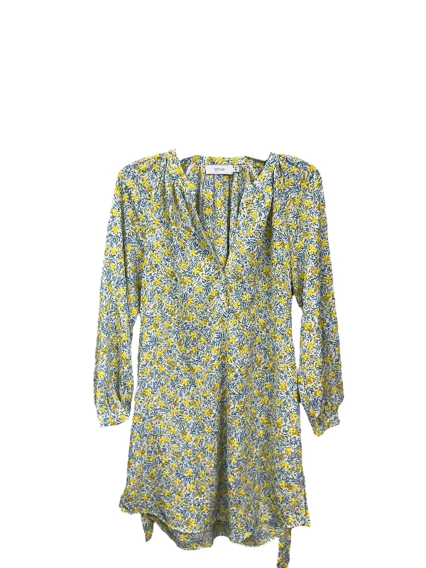 Dress Casual Midi By Greylin In Floral Print, Size: Xs