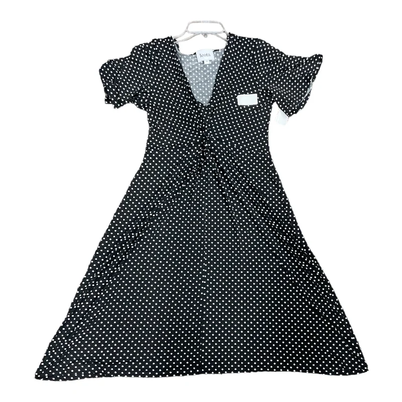 Polkadot Pattern Dress Casual Midi Leota, Size M