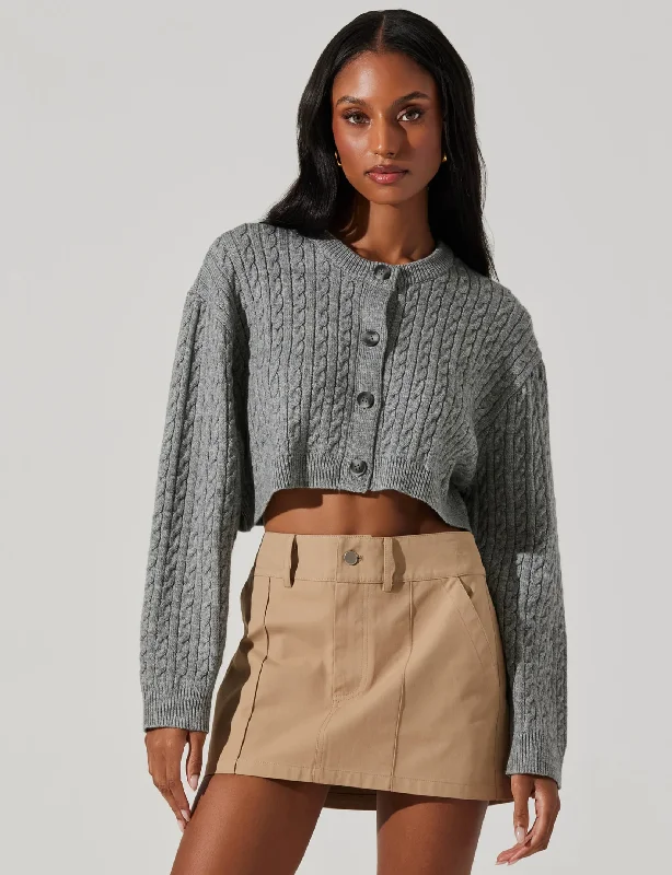 Sebille Sweater, Heather Grey