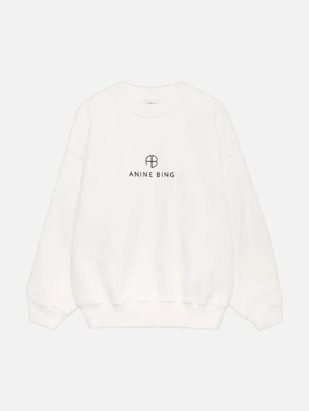 Jaci Sweatshirt in Monogram Ivory